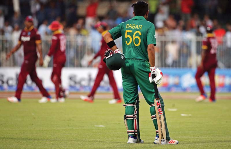 azam s fine start to his international career has led many to believe that the 21 year old has a long future ahead of him with mohammad akram backing him to succeed in all three formats photo afp
