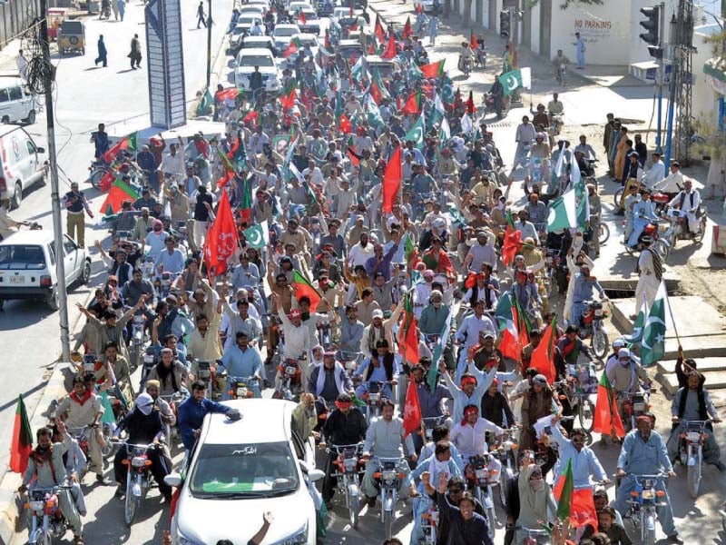 lango tribe of balochistan holds a protest rally against india in quetta photo inp