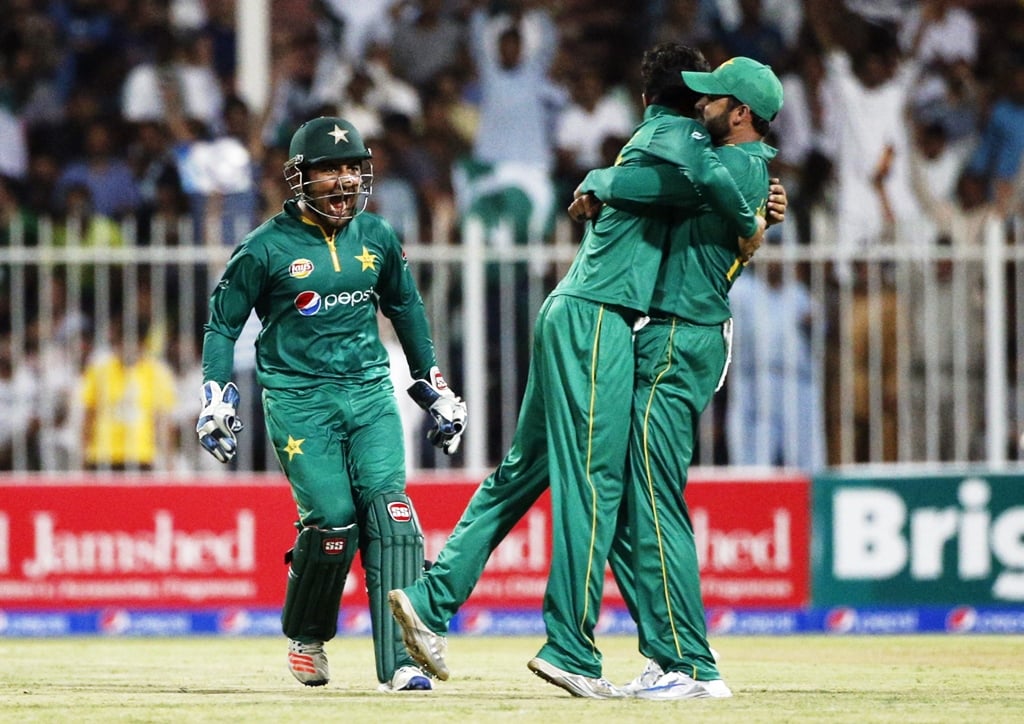 pakistan overcame west indies by 111 runs in the first odi on late friday photo afp