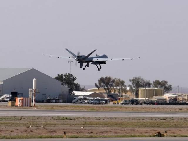 a us air force mq 9 reaper drone takes off from kandahar airfield afghanistan march 9 2016 photo reuters