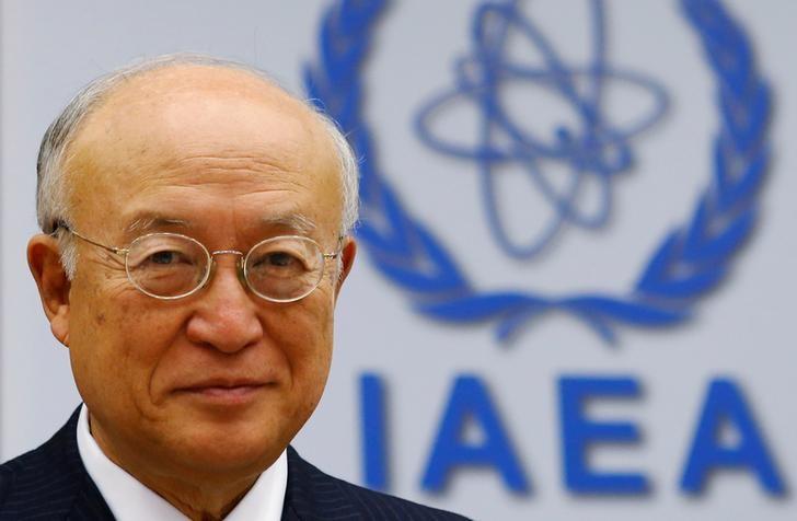 international atomic energy agency iaea director general yukiya amano smiles as he waits for a board of governors meeting to begin at the iaea headquarters in vienna austria june 6 2016 photo reuters