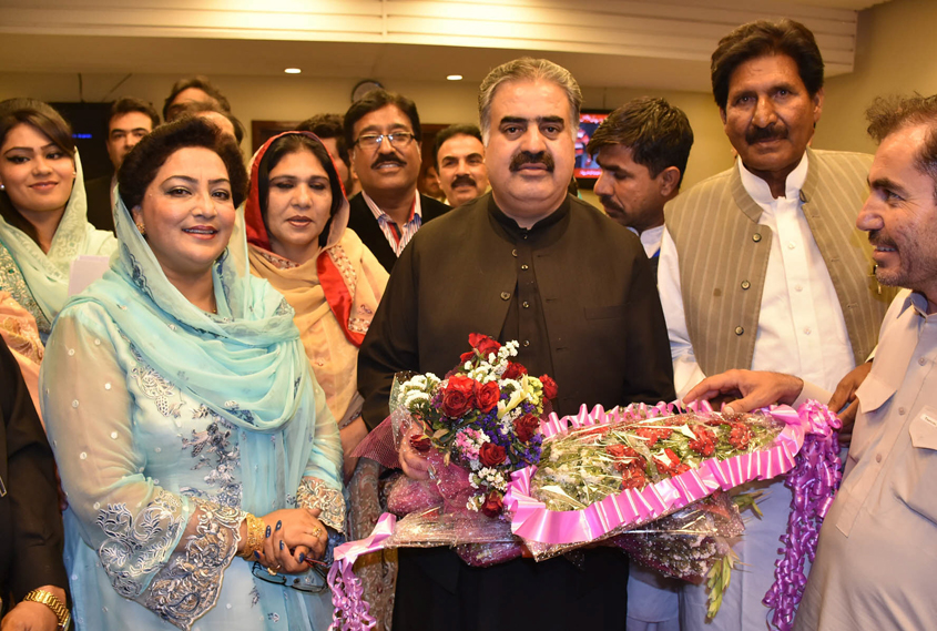 cm sanaullah zehri congratulated anita irfan for taking oath as an mpa on minority reserved seat and expressed the hope that she would obey the party discipline and would work for the welfare of her community photo banaras khan express