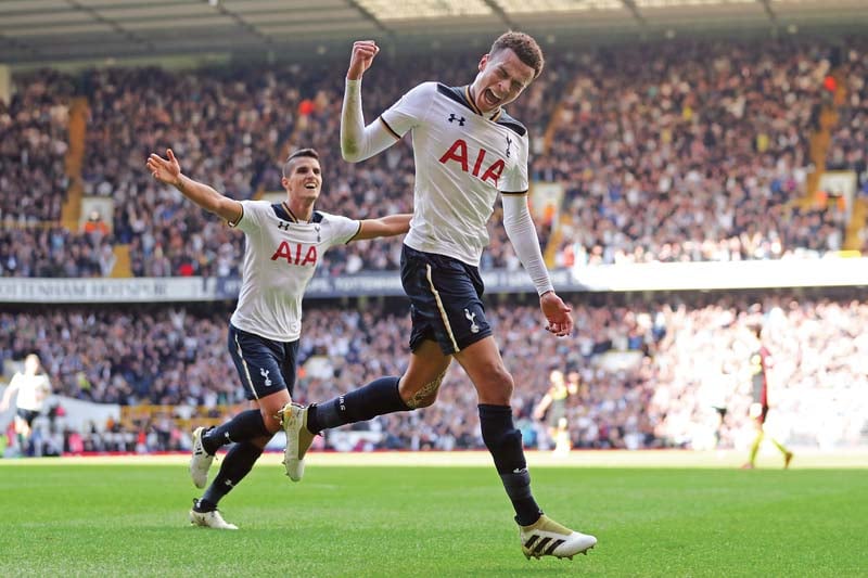 the result lifted spurs to second a point below city and means the north london club have made their best start to a season since their fabled 1960 61 title winning campaign photo reuters