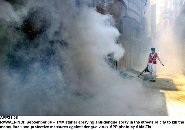 an official of health department told that they had already started spraying in the city and other areas to destroy the dengue larva besides a campaign to create awareness among the masses photo app an official of health department told that they had already started spraying in the city and other areas to destroy the dengue larva besides a campaign to create awareness among the masses photo app