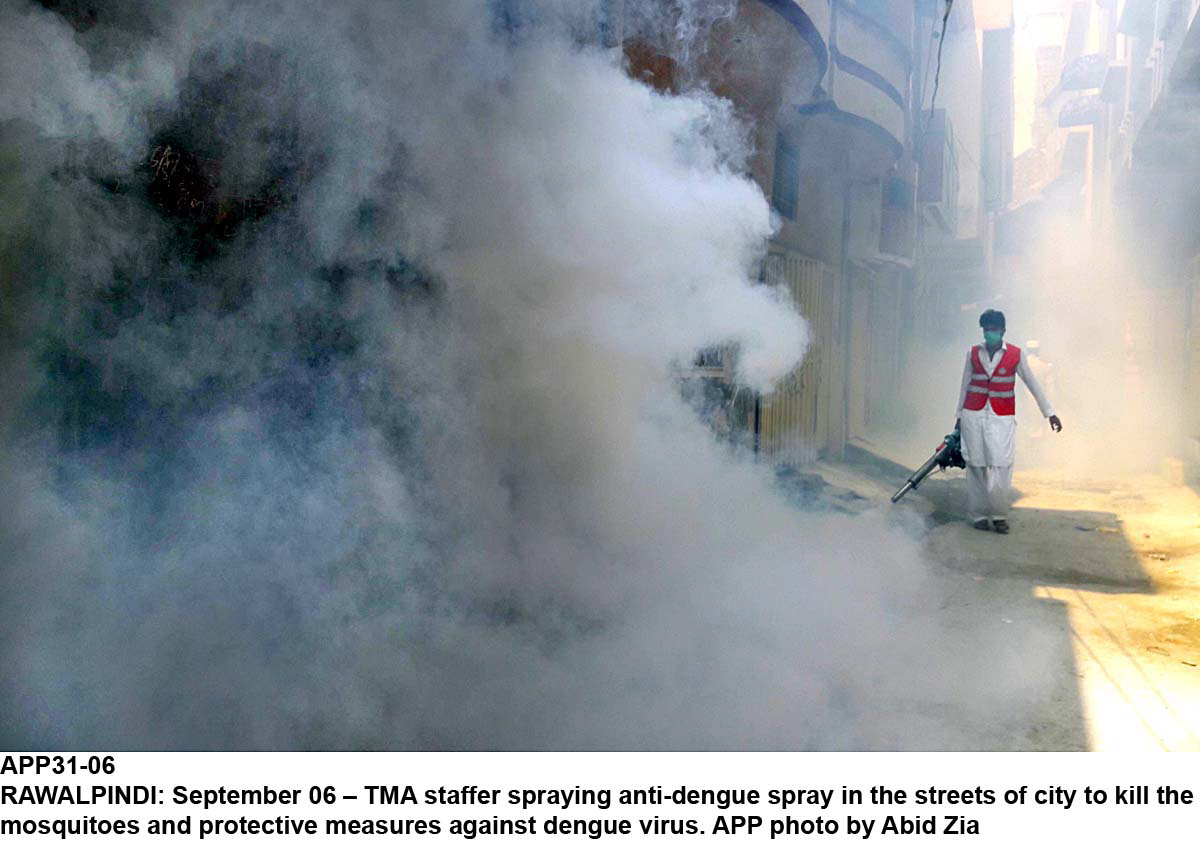 an official of health department told that they had already started spraying in the city and other areas to destroy the dengue larva besides a campaign to create awareness among the masses photo app