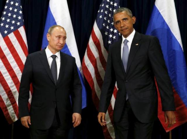 us president barack obama and russian president vladimir putin meet at the united nations general assembly in new york september 28 2015 photo reuters us president barack obama and russian president vladimir putin meet at the united nations general assembly in new york september 28 2015 photo reuters