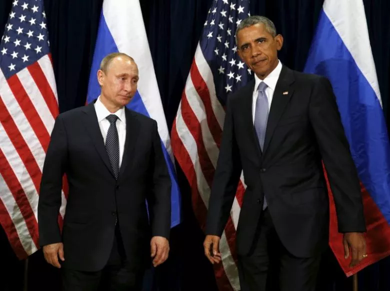 us president barack obama and russian president vladimir putin meet at the united nations general assembly in new york september 28 2015 photo reuters us president barack obama and russian president vladimir putin meet at the united nations general assembly in new york september 28 2015 photo reuters