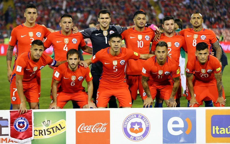 chile 039 s team poses for a group photo photo reuters