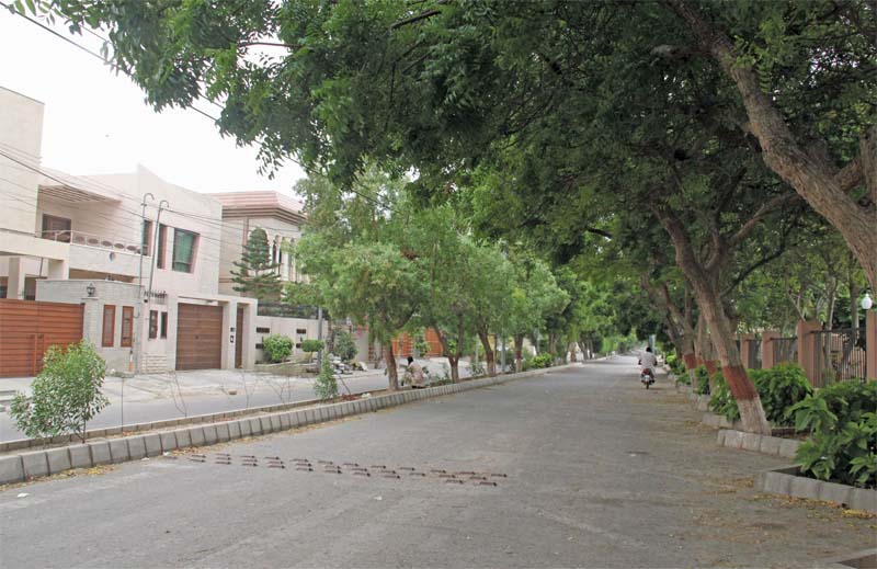 houses located across hilal park such as above have higher value photos ayesha mir express