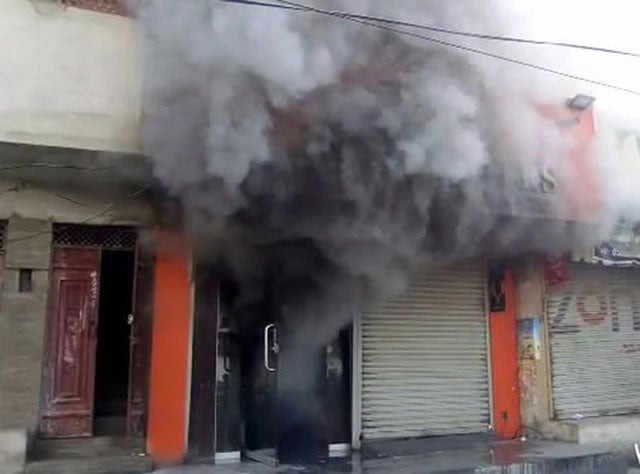 short circuit cited as cause of fire owner estimates loss of around rs5 million photo express short circuit cited as cause of fire owner estimates loss of around rs5 million photo express
