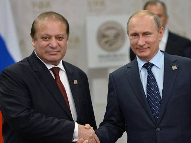 russian deputy minister for energy yuri sentyurin thanked the pakistani side for the warm welcome accorded to him and his delegation photo afp