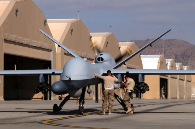us airmen prepare a us air force mq 9 reaper drone as it leaves on a mission at kandahar air field afghanistan march 9 2016 photo reuters us airmen prepare a us air force mq 9 reaper drone as it leaves on a mission at kandahar air field afghanistan march 9 2016 photo reuters