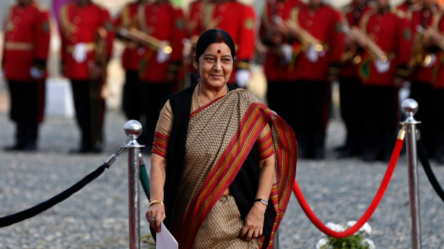 india 039 s foreign minister sushma swaraj arrives for a flag raising ceremony in kabul photo reuters india 039 s foreign minister sushma swaraj arrives for a flag raising ceremony in kabul photo reuters