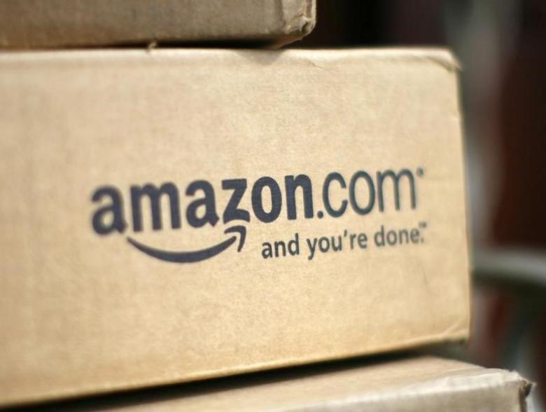 a box from amazon com is pictured on the porch of a house in golden colorado in this file photo dated july 23 2008 reuters