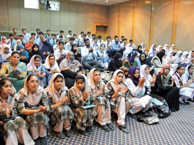 on the second day of the two day workshop fostering peace and tolerance through creative expression students jotted down their thoughts on karachi employing mediums of story poetry and open letters photo courtesy pacc on the second day of the two day workshop fostering peace and tolerance through creative expression students jotted down their thoughts on karachi employing mediums of story poetry and open letters photo courtesy pacc