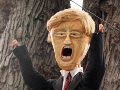 trump clinton haunt us halloween display trump clinton haunt us halloween display