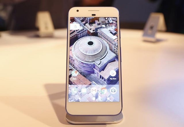 the google pixel phone is displayed during the presentation of new google hardware in san francisco california photo reuters