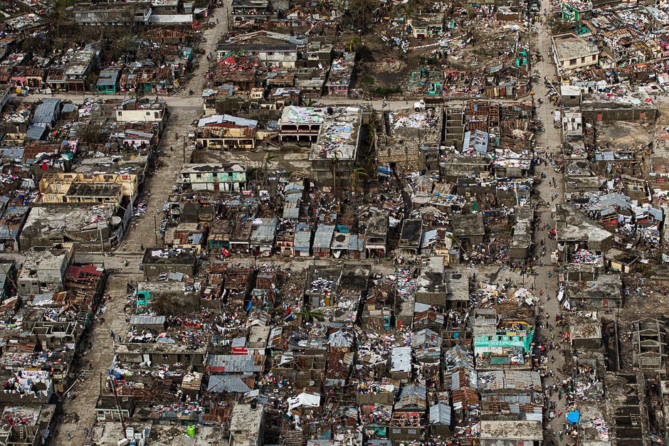 aerial view of haiti photo afp
