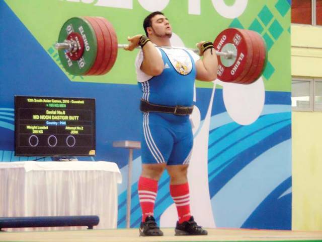 squad includes the likes of muhammad nooh dastagir butt in the 105kg category photo courtesy pakistan weightlifting federation