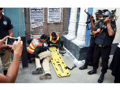 surprise call police stage anti terror drill at imambargah surprise call police stage anti terror drill at imambargah
