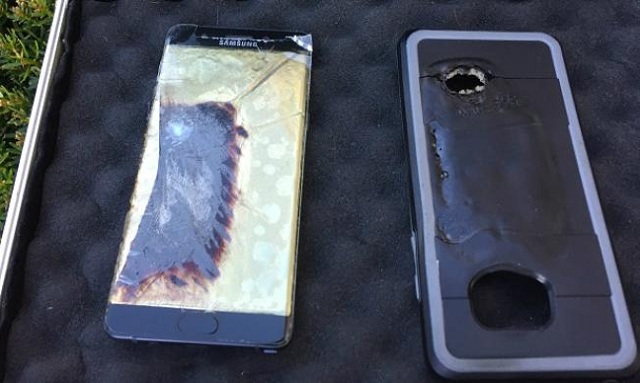 this is the third incident of a replacement note 7 catching fire after samsung 039 s recall photo wkyt