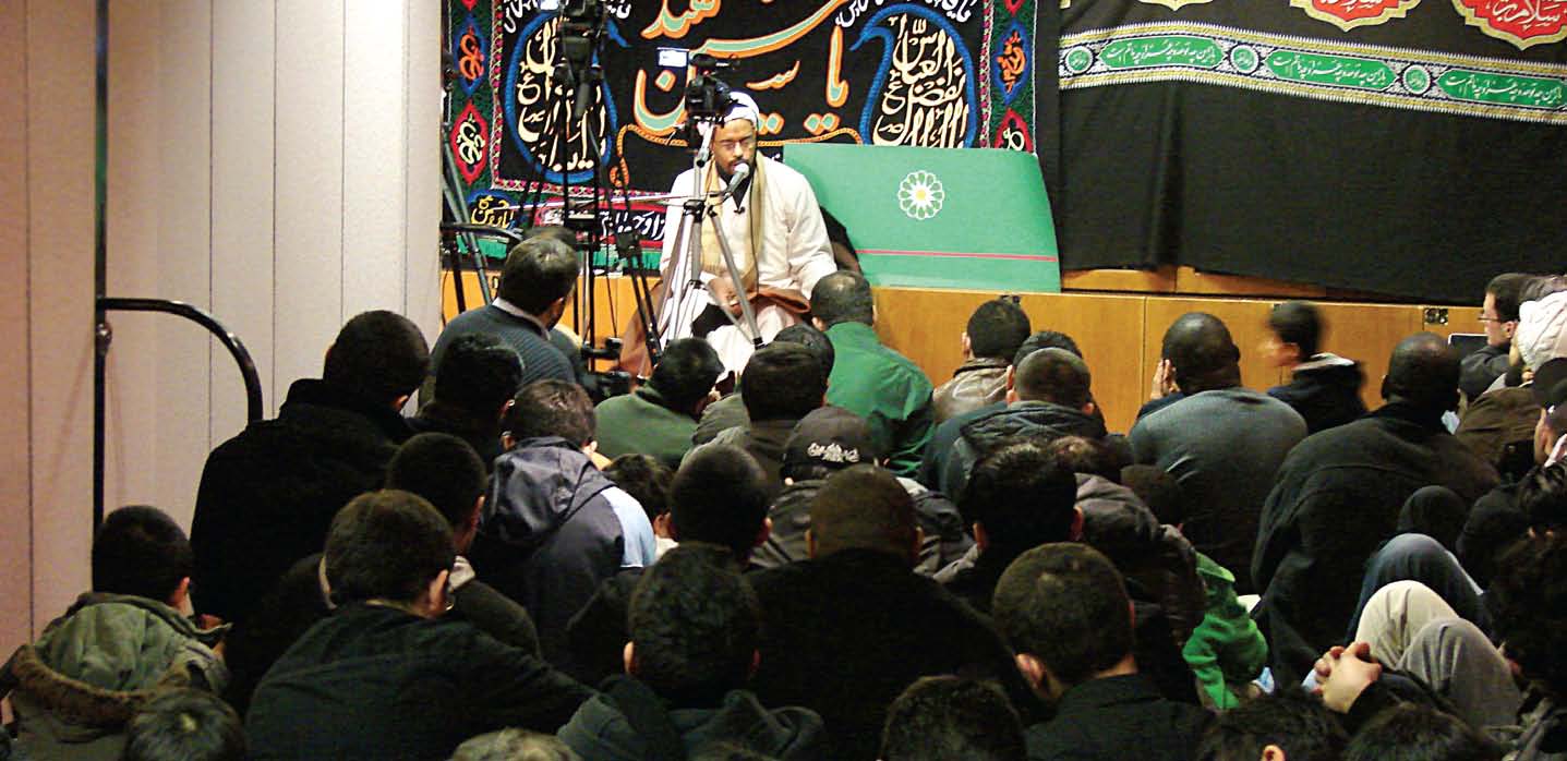 cleric delivers sermons during majlis in muharram photo online