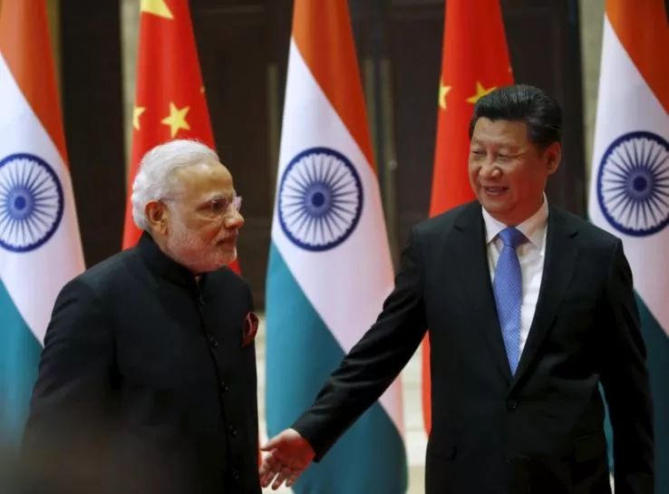chinese president xi jinping r guides indian prime minister narendra modi to a meeting room in xian shaanxi province china may 14 2015 photo reuters chinese president xi jinping r guides indian prime minister narendra modi to a meeting room in xian shaanxi province china may 14 2015 photo reuters