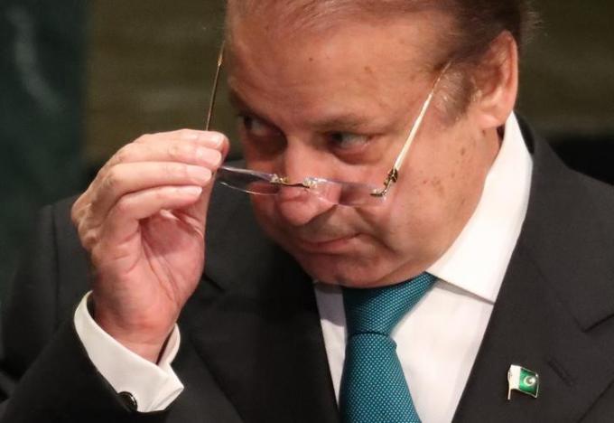 prime minister nawaz sharif of pakistan removes his eyeglasses after addressing the united nations general assembly in the manhattan borough of new york us photo reuters