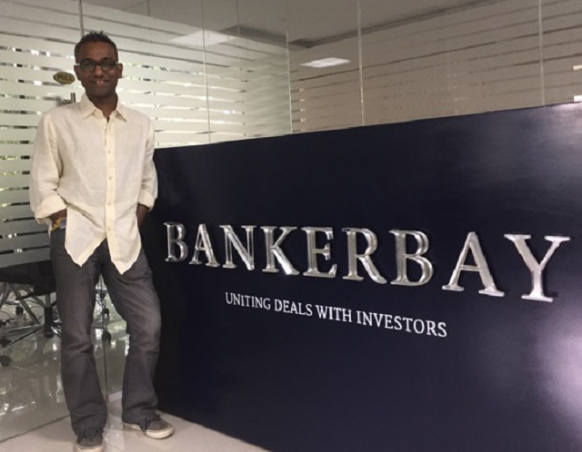 romesh jayawickrama ceo and founder of bankerbay at the startup s bangalore office photo bankerbay