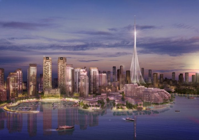 emaar has not revealed the exact final height of the tower photo dubai media office emaar has not revealed the exact final height of the tower photo dubai media office