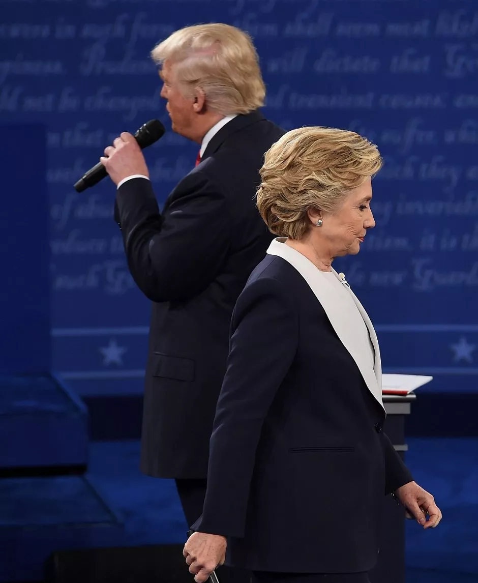hillary clinton and donald trump went toe to toe sunday in their second presidential debate photo afp hillary clinton and donald trump went toe to toe sunday in their second presidential debate photo afp