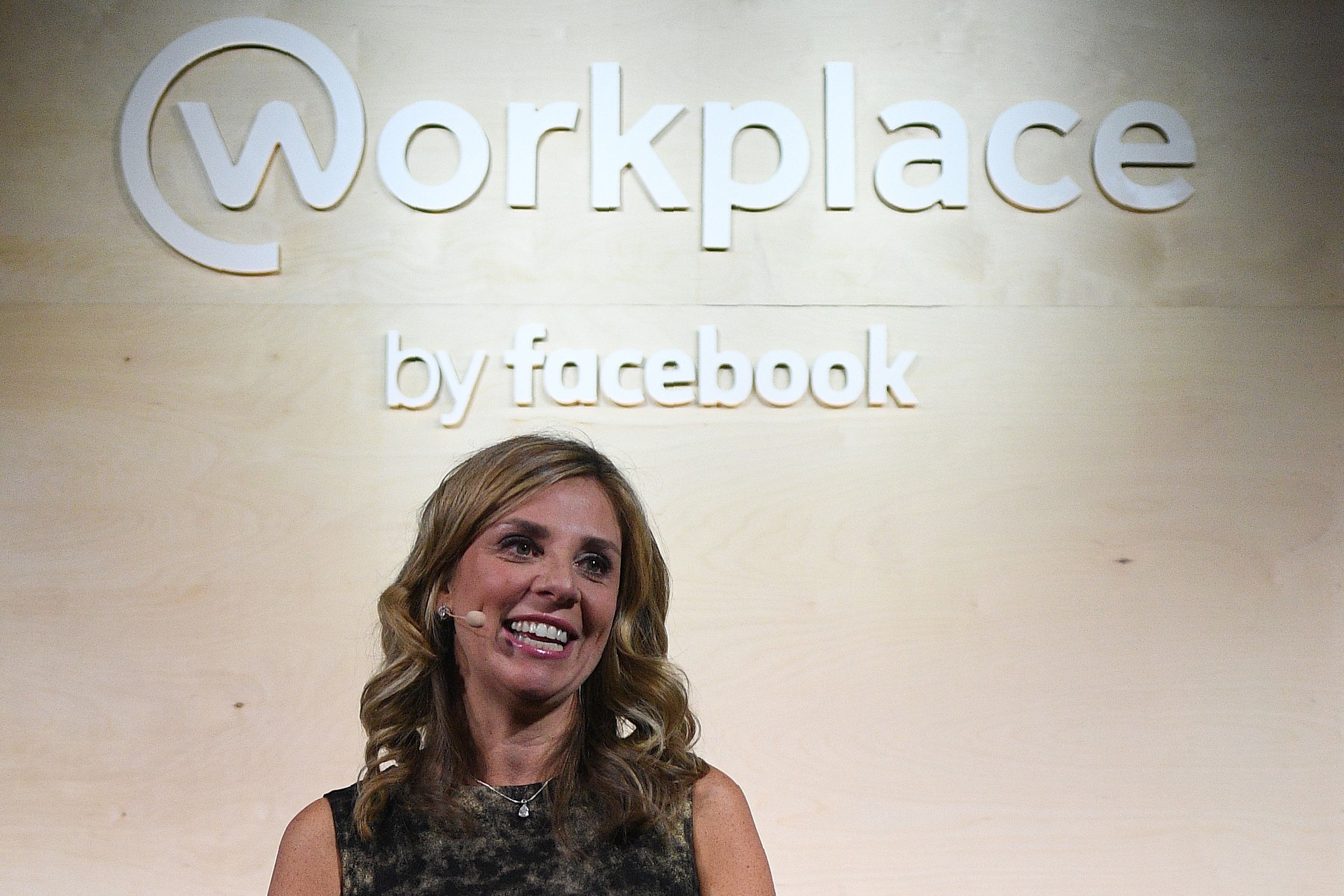 nicola mendelsohn vice president of emea at facebook speaks during a press conference to announce the launch of the social media company 039 s latest product quot workplace quot in central london on october 10 2016 photo afp