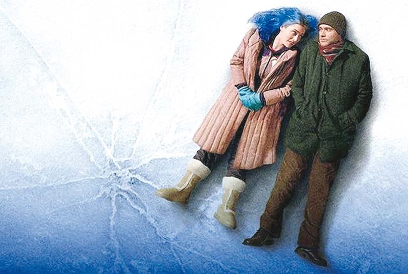 eternal sunshine starred jim carrey and kate winslet photo file