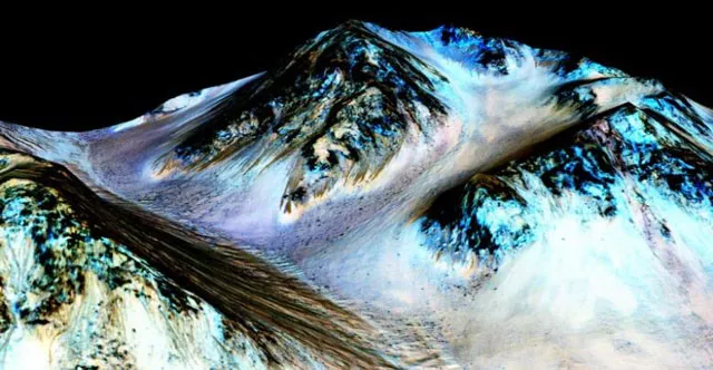 dark narrow 100 meter long streaks on mars inferred to have been formed by contemporary flowing water are seen in an image produced by nasa the jet propulsion laboratory jpl and the university of arizona photo reuters dark narrow 100 meter long streaks on mars inferred to have been formed by contemporary flowing water are seen in an image produced by nasa the jet propulsion laboratory jpl and the university of arizona photo reuters