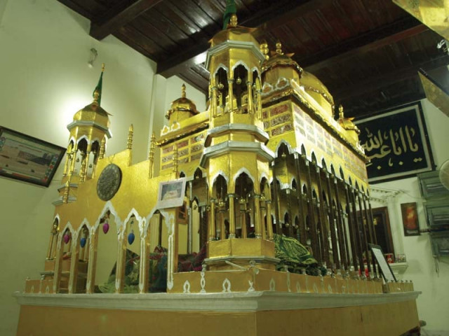 this was built in 1872 75 by mir hassan ali khan talpur it is placed in karbala imambargah in latifabad unit 4 near the 19th century talpur haveli photos express this was built in 1872 75 by mir hassan ali khan talpur it is placed in karbala imambargah in latifabad unit 4 near the 19th century talpur haveli photos express
