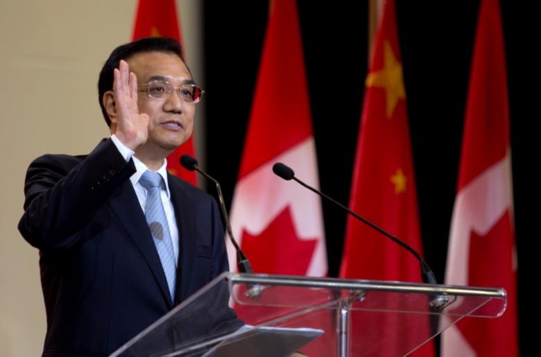 chinese premier li keqiang speaks to montreal businessmen at the 6th china canada economic amp trade cooperation forum in montreal canada september 23 2016 photo reuters