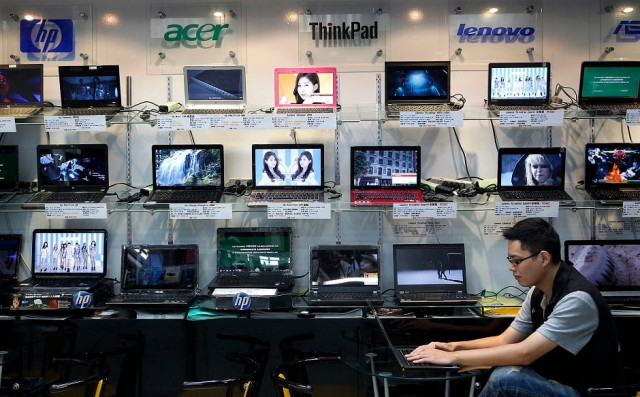 the quarter was the sixth consecutive year on year decline in pc shipments for lenovo photo reuters the quarter was the sixth consecutive year on year decline in pc shipments for lenovo photo reuters