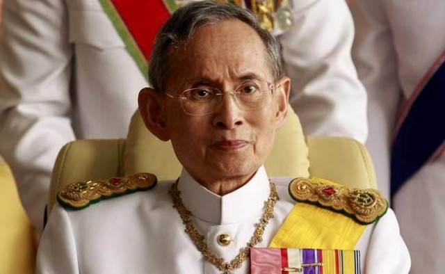 thai king bhumibol adulyadej photo file