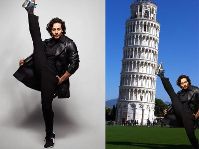 tiger shroff s split has the internet in splits tiger shroff s split has the internet in splits