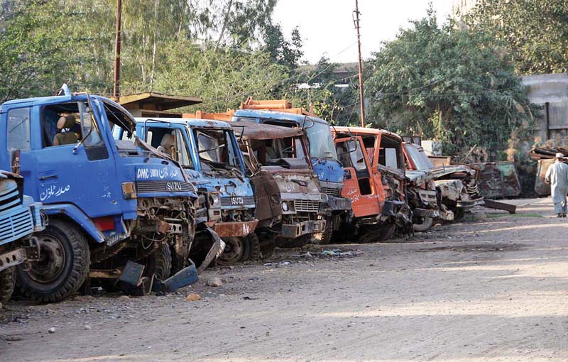 kmc municipal commissioner badar jamil says they have around 25 vehicles which are completely out of order and need massive repair work photo file