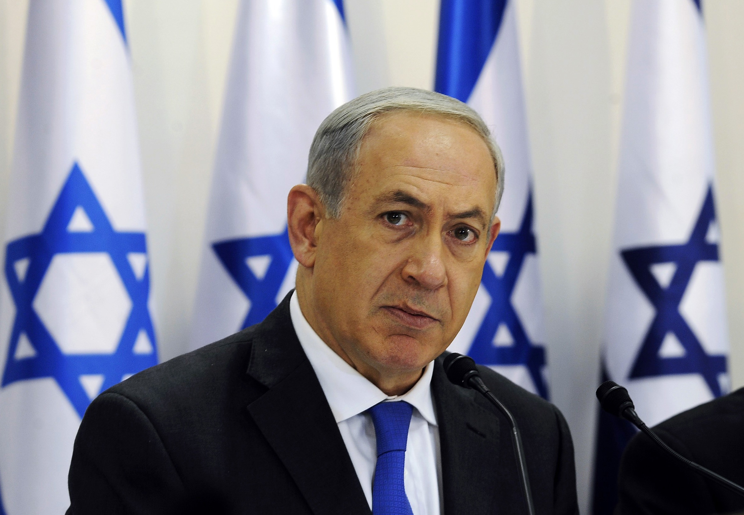 israel 039 s prime minister benjamin netanyahu heads a special cabinet meeting photo reuters