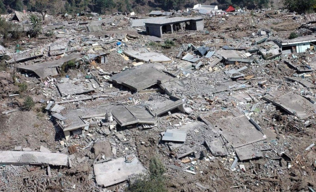 in the earthquake hit areas of ajk around 7 743 construction projects had been taken up of which 5 237 projects have been completed while 1 595 are under construction photo erra pk