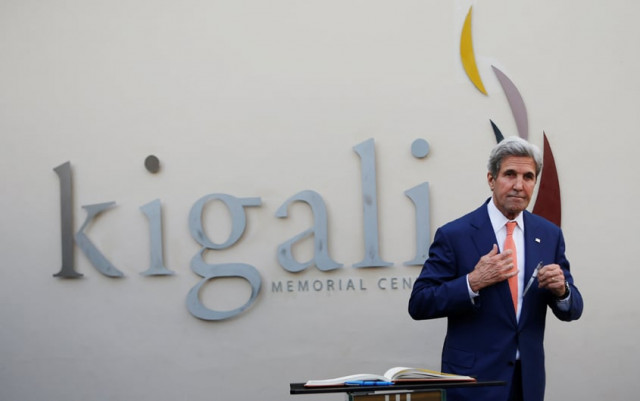 us secretary of state john kerry arrives during visit to kigali genocide memorial centre in rwanda 039 s capital kigali october 14 2016 photo reuters us secretary of state john kerry arrives during visit to kigali genocide memorial centre in rwanda 039 s capital kigali october 14 2016 photo reuters