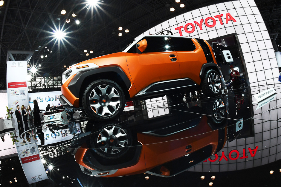 Toyota FT-4X concept car. PHOTO: AFP