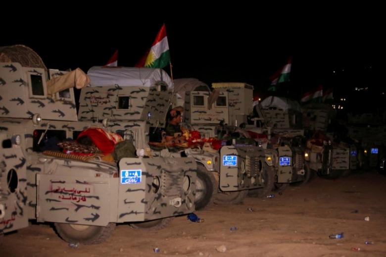 peshmerga forces gather on the east of mosul during preparations to attack mosul iraq october 16 2016 photo reuters