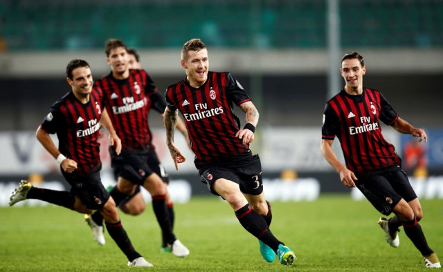 ac milan 039 s juraj kucka c celebrates after scoring against chievo verona photo reuters ac milan 039 s juraj kucka c celebrates after scoring against chievo verona photo reuters