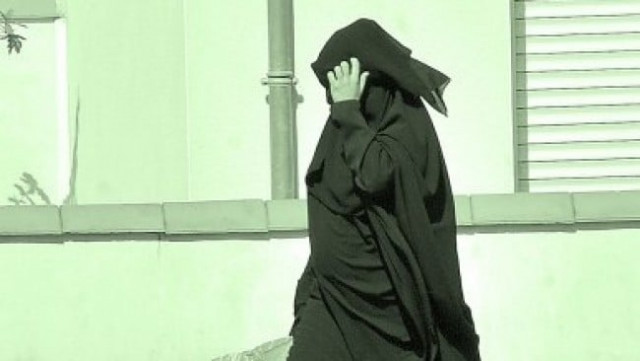 a veiled woman came and took the baby saying the doctor has called her inside photo afp