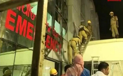fire in private hospital in eastern india kills 14