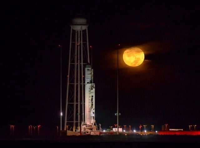 the cargo ship is carrying food and supplies for the six member astronaut crew in orbit photo afp