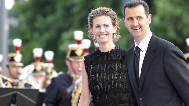 bashar al assad and his wife asma al assad in 2008 photo afp